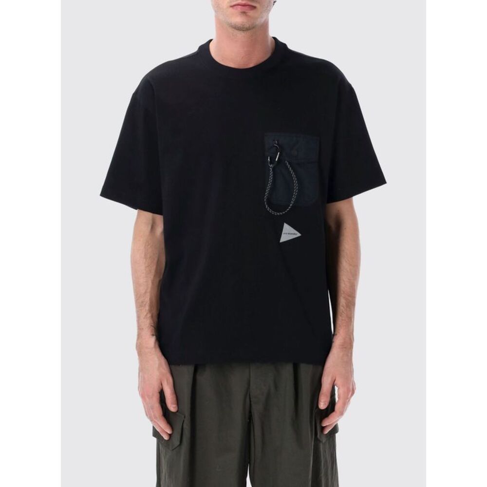 And Wander T-Shirt Men Black